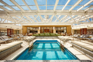The Main Pool Area Onboard The Viking Star With The Retractable Roof Closed.